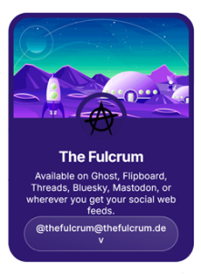 Screenshot of The Programmer's Fulcrum fediverse handle
